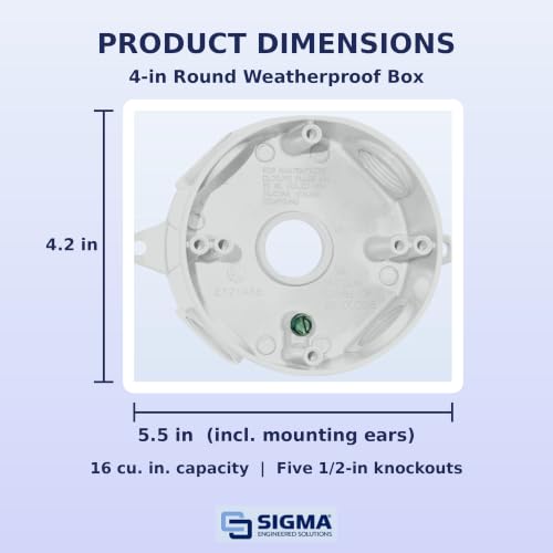 Sigma Engineered Solutions Weatherproof Metal Electrical Outlet Box - 1 Pack