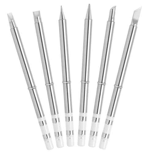 FEITA T65 Soldering Pen Iron Tips Replacement for Smart Mini Pencil Soldering Iron micro Portable Solder Pen Tools Soldering Accessories (6-Packs)