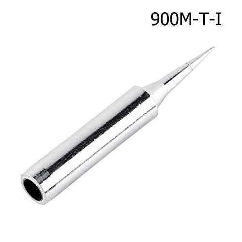 QISF 5 PCS 900M-T-B + 5 PCS 900M-T-I Lead-free Soldering Solder Iron Tips Replacement for Hakko, Radio Shack, TENMA, ATTEN, QUICK, Aoyue, Yihua Soldering Station And More Tool