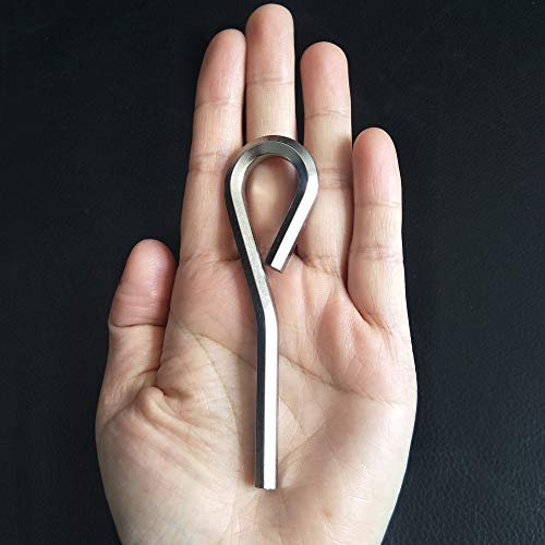 7/32¡± Hex Key Dogging Key Allen Key with Full Loop, Allen Wrench Door Key for Push Bar Panic Exit Devices, Crash Bar, Gym door, solid Metal ? 5 Packs