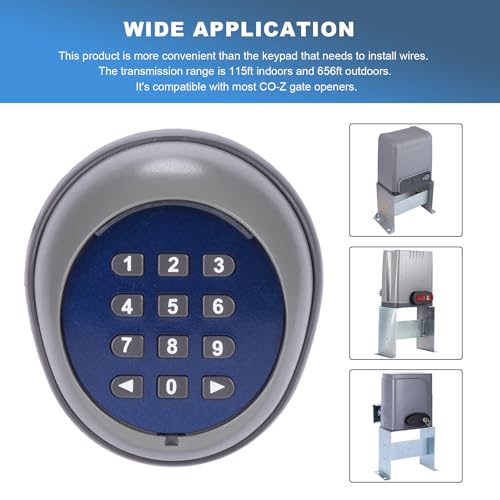 Wireless Outdoor Keypad for CO-Z Sliding Gate Operator - Secure Entry System