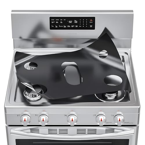 Samsung Gas Stove Burner Covers 2-Pack - Non-Stick, Reusable, 24.4 x 16.3 in