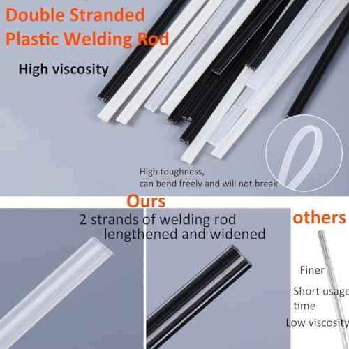 150W Upgraded Plastic Welder Kit,1000PCS Hot Stapler Welding Machine Car Bumper Repair Kit,2 in 1 Plastic Welder Soldering Gun with Weld Rods,6 Types Staples for Bumper/Kayak/Plastic Product Repairs