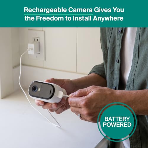 Arlo Essential Wireless Security Camera 2K (3rd Gen) - 3-Pack White, Battery Powered, with 1-Month Secure Plan Trial