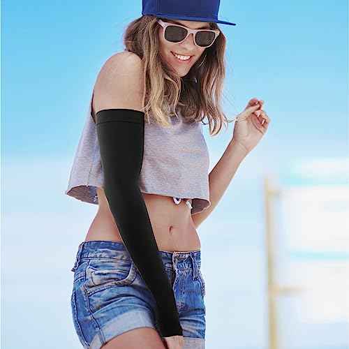 GOUNOD Gardening Sleeves to Cover Arms for Women with Thumb Holes-Sun Protection SPF Cooling Driving UV Blocking