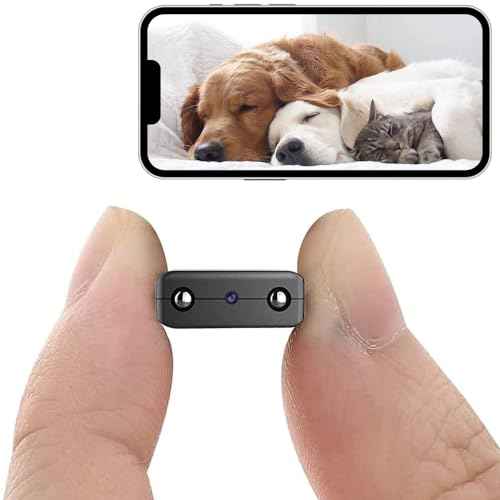 Hidden Spy Mini Camera 1080P Security Wireless WiFi Camera Home Indoor Outdoor Wireless Cam Small Home Security Camears Nanny Cam Wireles Cameras Motion Detection, Night Vision