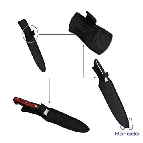 3.5"-5.3" Fruit Knife Universal Knife Scabbard Sheath (Black Nylon)