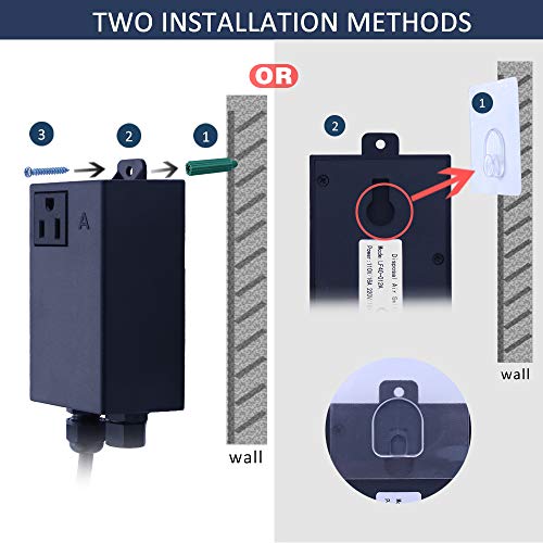 Etoolcity Stainless Steel Brushed Nickel Garbage Disposal Air Switch Kit - Single Outlet, 2.7" Long