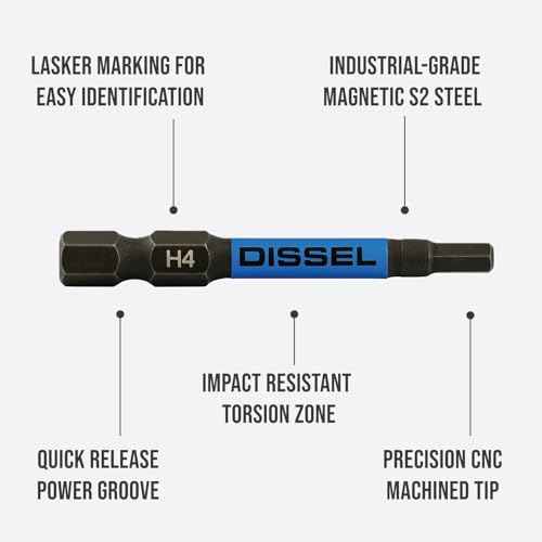 3/32 Hex Bit Set - SAE Magnetic 3/32 Allen Wrench, Durable S2 Steel Hex Driver for Bike, Furniture & RC Repairs (6pc). Impact Grade Allen Bits Designed for Precision and Durability.