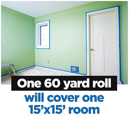 ScotchBlue Original Multi-Surface Painter's Tape 1 Inch Wide, 6 Rolls