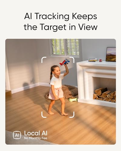 eufy Security 4K Indoor Camera S350 1-Pack No Subscription Dual Zoom