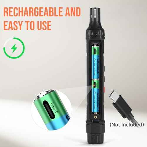 2 in 1 Gas Leak Detector, KeenWise Natural Gas Leak Detector with Audible & Visual Alarm, Portable Gas Detector for Home Natural Gas, Methane, Propane and Combustible Gases GD15C