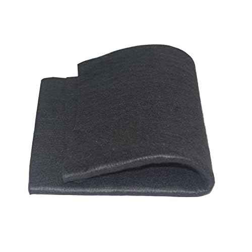 High Temp 24"X36"X1/4'' Felt Carbon Fiber Welding Blankets Black (24 x 36 inches)