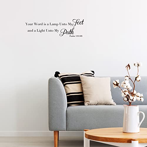 Be Still Bible Verse Stickers - Inspirational Peel & Stick Wall Decals, 4 Sheets