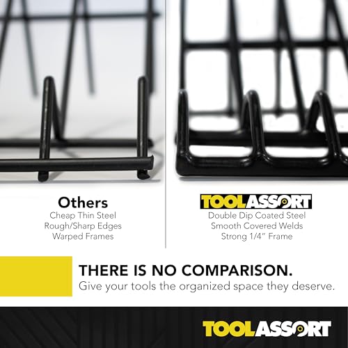 Plier Organizer Rack for Tool Box Storage, Holds Regular and Wide Handle Pliers, Fits Toolbox or Chest Drawers, Durable and Space-Saving Design (2 Pack)
