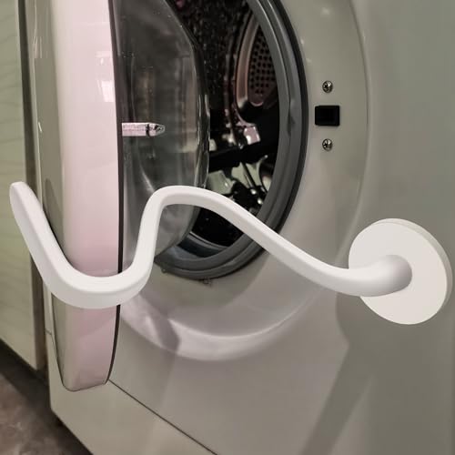 Birvemce Premium Front Load Washer Door Prop (White) – Keep Door Open to Prevent Odor
