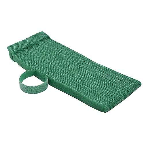 Garden Hook£¦Loop Plant Cable Ties, Multi-functional Ties, Adjustable Garden Nylon Ties for Supporting Plant and Vines(50 Pcs, 8 Inch, Green)