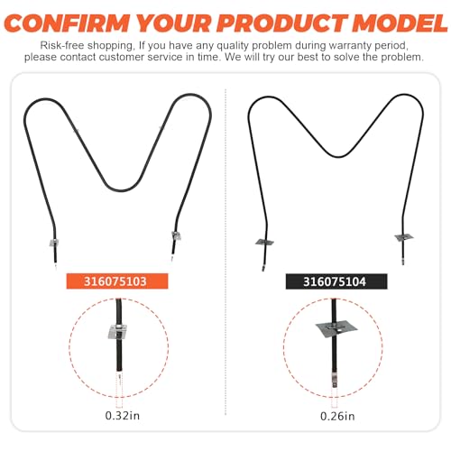 Beaquicy 316075103 Oven Heating Element for Frigidaire/Kenmore Electric Ranges