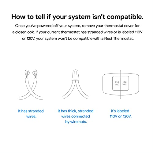 Google Nest Thermostat Charcoal - Smart Wi-Fi Programmable Home Thermostat