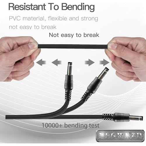 Mini Chainsaw 21V Lithium Battery Charger, fit for Garden Joy Drill, Impack Wrench, Pole Saw Tool Power Cord Adapter Cable 6 ft