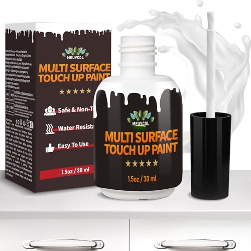 White Touch Up Paint, Appliance Cabinet Furniture Wood Touch Up Paint for Wall