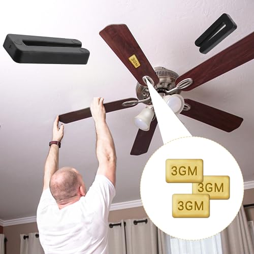Ceiling Fan Blade Balancing Kit with Metal Weights & Clips - 4 Sets