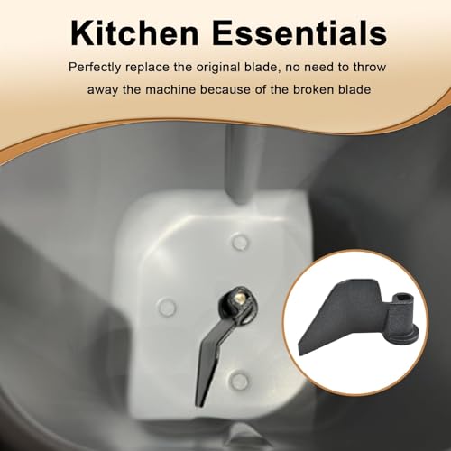 2 Pcs Bread Maker Kneading Paddle, Stainless Steel Non-Stick MARRTEUM