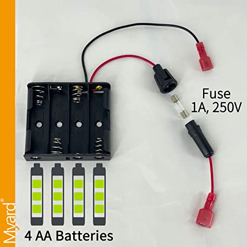 Durablow DC352 6V DC Battery Pack with Fuse Compatible with Dexen Fireplace Electronic IPI Pilot Ignition Control Module GM8K-1 (352-BP) DC352