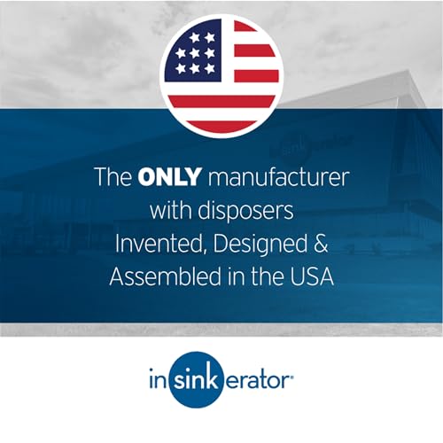 InSinkErator Badger 1/3 HP Garbage Disposal - Continuous Feed Kitchen Waste Processor
