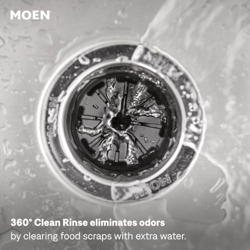 Moen Prep Series PRO 0.5 HP Compact Continuous Feed Garbage Disposal with Power Cord