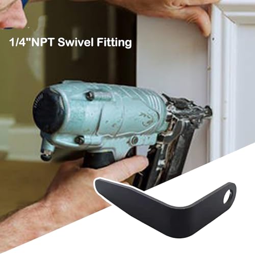 PC0350 Pneumatic Tool "L" Shaped Rafter Hook Compatible with Senco PC0350 Hook Belt Nail Guns with 1/4" NPT Air Fitting (Aluminum)