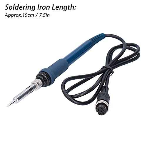 Replacement Solder Handle with 6 Pin Plug, DC 26V 60W Universal Soldering Station Iron Pencil Suitable for 936B, 907B