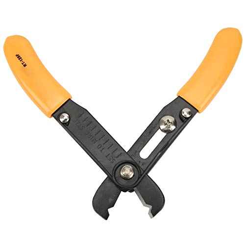 Wire Stripper, Wire Cutter Adjustable Simple Cutter Stripping Pliers Hand Tools 0.54.0mm Yellow for Home Appliance Wiring