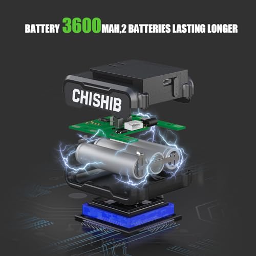CHISHIB 360° Green Cross Line Laser Level Kit with Tripod & Magnetic Bracket