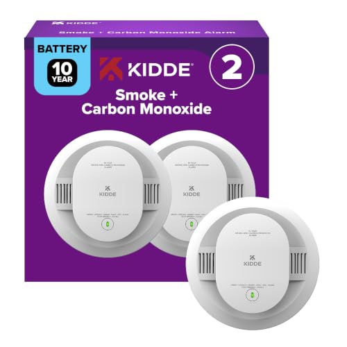 Kidde 2-Pack Smoke & Carbon Monoxide Detectors with 10-Year Batteries