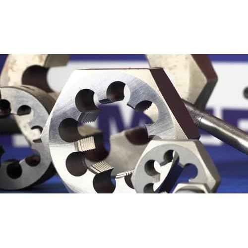 Drill America - DWTMHX6X1 m6 X 1 Carbon Steel Hex Rethreading Die, DWT Series