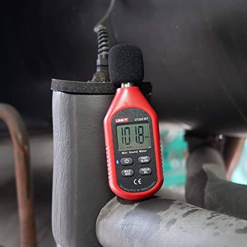 UNI-T UT353BT Bluetooth Decibel Meter 30-130dB with App, LCD Backlit