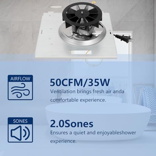 Motoasis 50CFM Bathroom Fan Motor Replacement for Nutone 763RLN Series - Upgrade