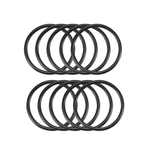 uxcell Nitrile Rubber O-Rings 22mm OD 19mm ID 1.5mm Width, Metric Sealing Gasket, Pack of 10