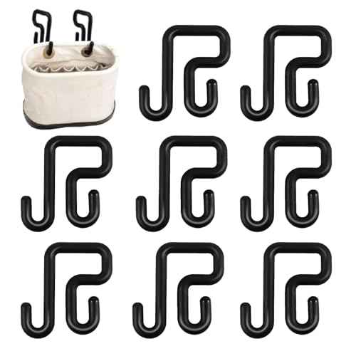 CNQLIS 8 Pack 3" Lineman Bucket Hooks for Blankets, Aerial Basket Hooks, Lineman Bucket Tool Holders, Tool Bag