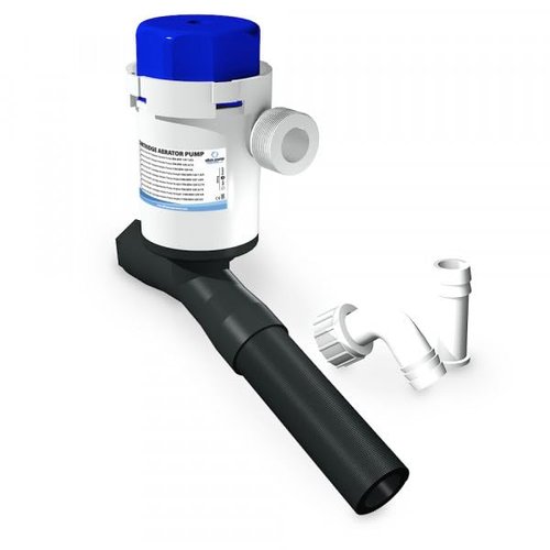 Livewell/Baitwell Pump Aerator 500 Gallon Per Hour And 400 Gallon Per Hour At 3 Feet Head 3/4 Inch NPT 12 Volt DC