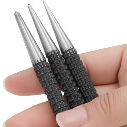 3pc High carbon steel Non Slip Automatic Center Punch Set DIY Marking Tool Metal Wood Scribe Marking Tool