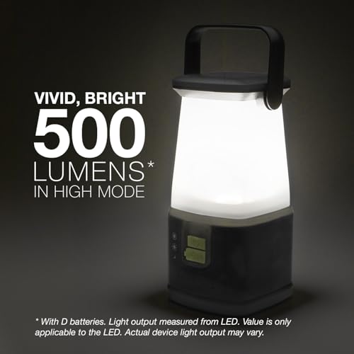 Energizer WeatherReady PRO-360 LED Camping Lantern Black 500 Lumens