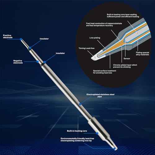 C245-D2.2 Soldering Iron Tips, Tip Compatible with T245 Soldering Station,Ideal for Repair Mobile Phone Motherboard Watch