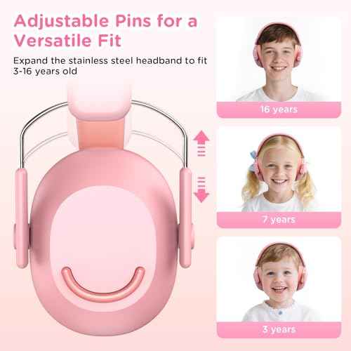 Link Dream Ear Protection Ear Muffs for Kids Toddler Noise Cancelling Reduction SNR 30dB for Show, Concert, Events, Fireworks
