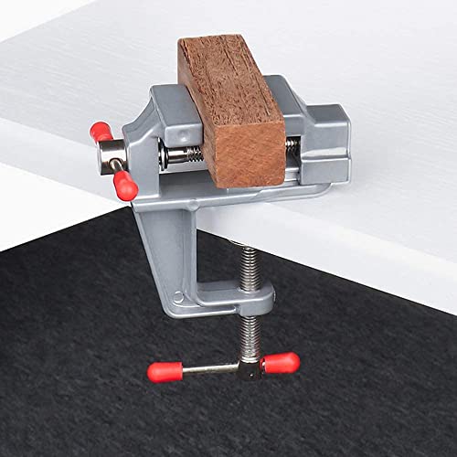 Mini Jeweler Table Clamp Small Hobby Bench Vice Work Bench Vise Clamp Hobby Vise Mini Bench for Work Crafts Woodworking and Metalworking
