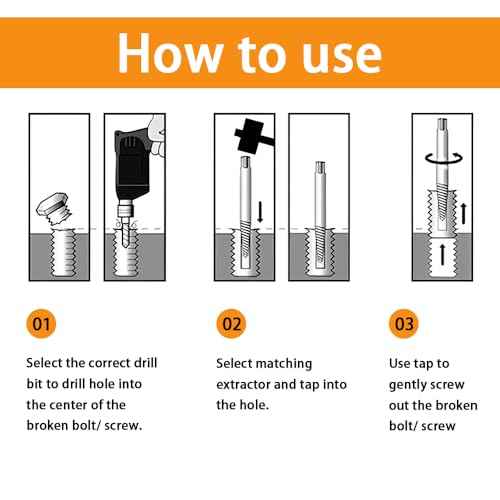 ?LONKER 6 Pcs Screw Extractor Set, Easy Out Bolt Extractor and HSS Steel Cobalt Left Hand Drill Bit Kit, Stripped Screw Extractor with 1/4'' Adapter for Broken Bolts, Screws and Studs