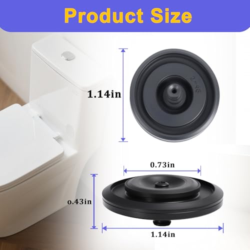HUTUDAN 3 Pack Toilet Fill Valve Seal Replacement for Kohler 83143 & Fluidmaster 200/242/400/747 - Leak Prevention & Tank Repair