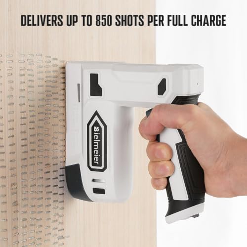 Populo Black 2-in-1 Cordless Staple Gun & Brad Nailer, 4V Battery Powered