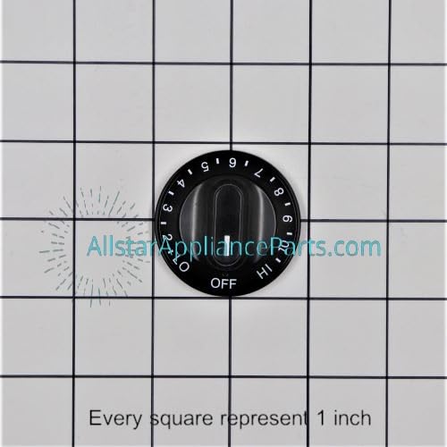 Allstar OEM Range Control Knob WPW10116766 for Oven & Stove